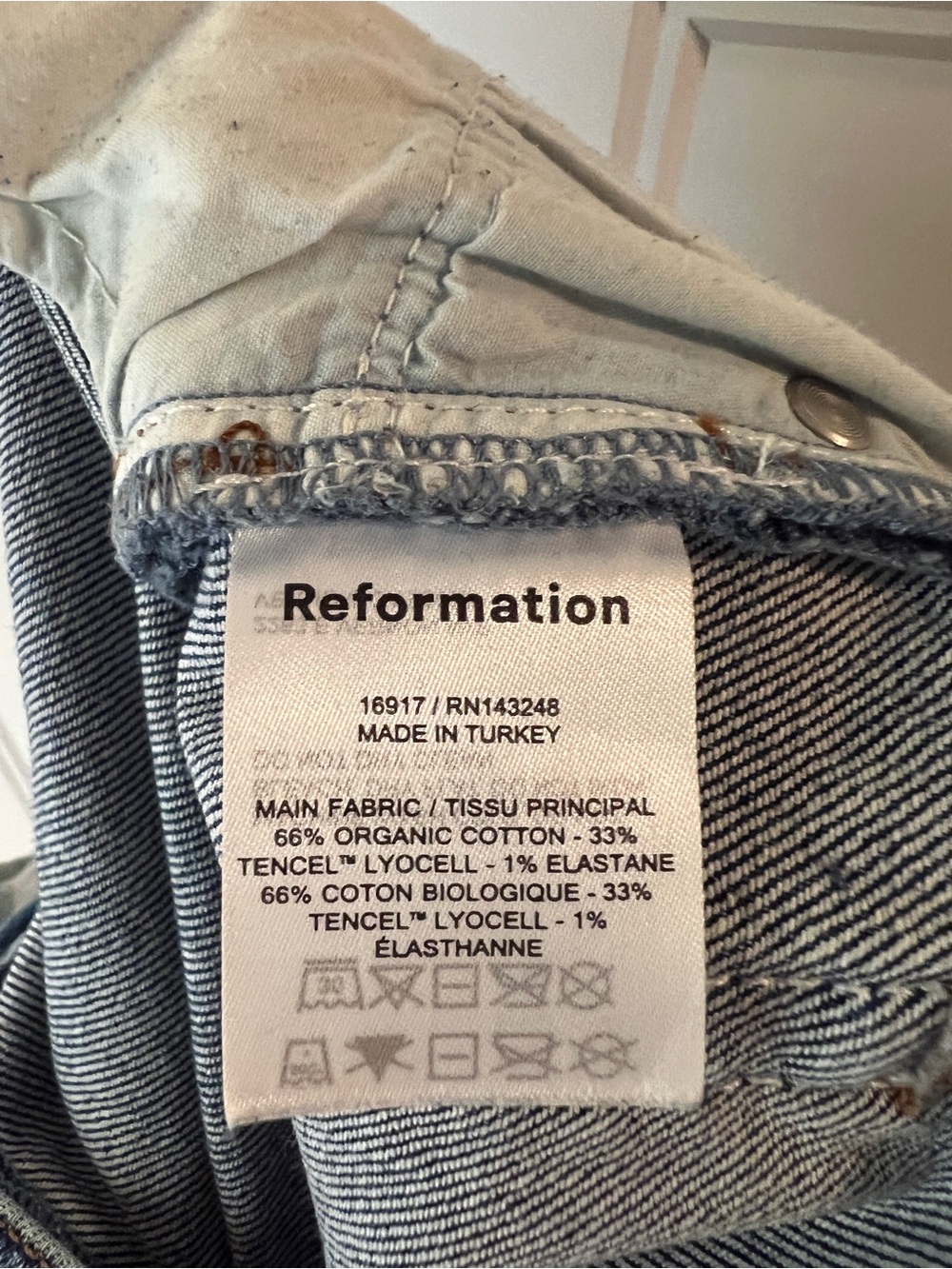 Reformation Liza High Straight Long Jeans - Picture 3 of 6